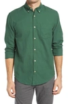 Nn07 Levon 5159 Slim Fit Flannel Button-down Shirt In Bottle Green