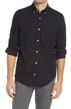 Nn07 Levon 5159 Slim Fit Flannel Button-down Shirt In Black