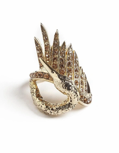 Sonia Petroff Gold Swan Luxury Ring