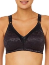 Bali Double Support Wire-free Bra In Black