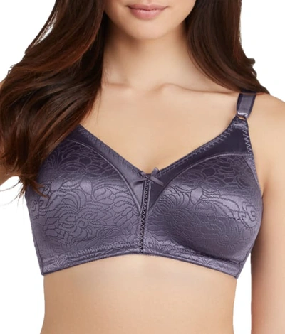 Bali Double Support Wire-free Bra In Private Jet Jacquard