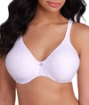 Bali Passion For Comfort Seamless Bra In Lilac Rose Print