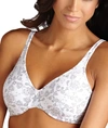 Bali Passion For Comfort Minimizer Bra In Silver Lace