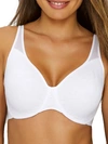 Bali Passion For Comfort Minimizer Bra In White Lace