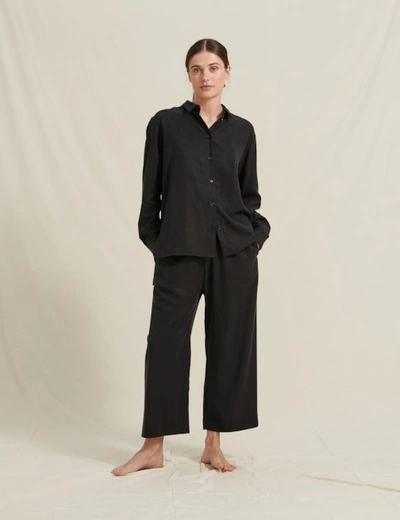 A Part Of The Art Airy Pants Lyocell Black