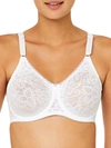 Bali Lace 'n Smooth Lace Bra In White
