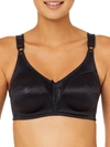 Bali Double Support Wire-free Bra In Black