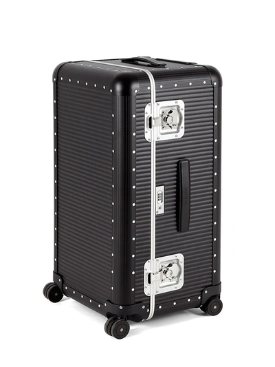 Fpm Bank Collection Trunk On Wheels In Caviar Black