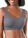 Bali Comfort Revolution Easylite Seamless Wire-free Bra In Granite Blue Grey