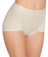Bali Firm Control Cotton Brief 2-pack In Soft Taupe