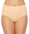 Bali Smooth Passion For Comfort Lace Brief In Soft Taupe