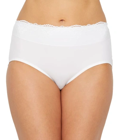 Bali Smooth Passion For Comfort Lace Brief In White