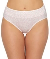 Bali Smooth Passion For Comfort Hi-cut Brief In Pink Leaf Print