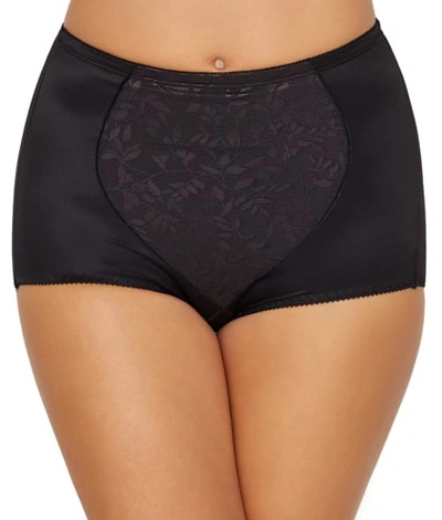 Bali Tummy Panel Firm Control Brief 2-pack In Jacquard Black