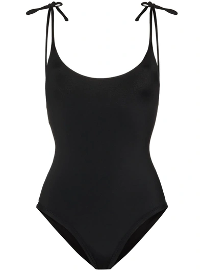 Ambra Maddalena Jessie Scoop Neck Swimsuit In Schwarz