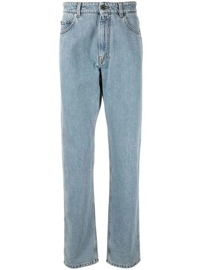 Ferragamo Straight-fit Jeans In Blue