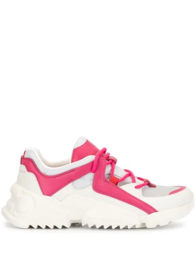 Ferragamo Skylar Low-top Trainers In White