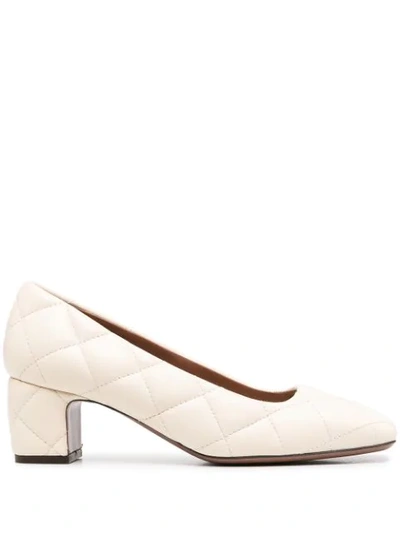 L'autre Chose Matelassé Leatherpumps In Neutrals