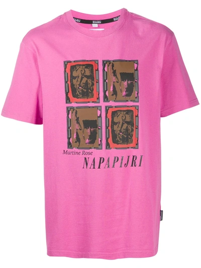 Napa By Martine Rose S-lokka T-shirt In Pink