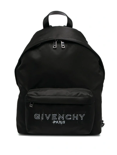 Givenchy Logo-embellished Backpack In Schwarz