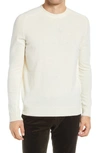 Nn07 Edward 6333 Lambswool Crewneck Sweater In Creme