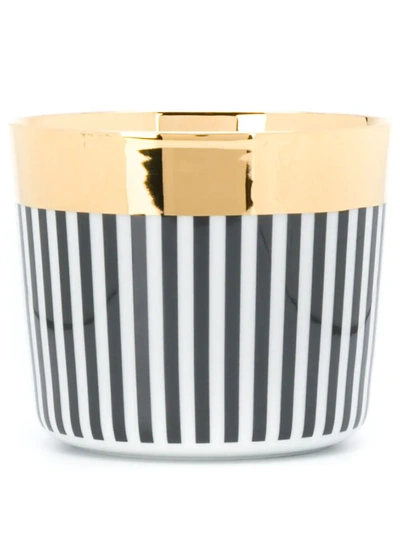 Fürstenberg Striped Cup In Black