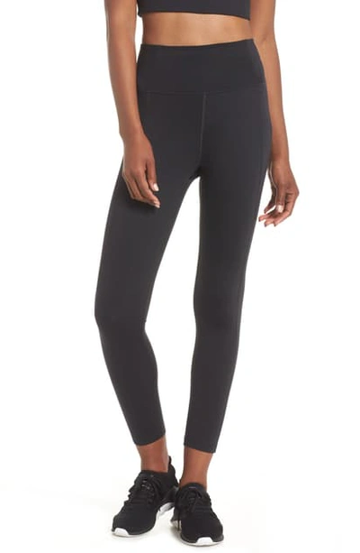 Girlfriend Collective High Waist 7/8 Leggings In Black