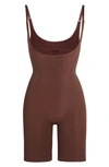 Skims Open Bust Bodysuit In Cocoa