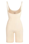 Skims Open Bust Bodysuit In Sand