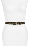 Rag & Bone Baby Boyfriend Belt In Blkch