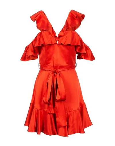 Zimmermann Short Dress In Red