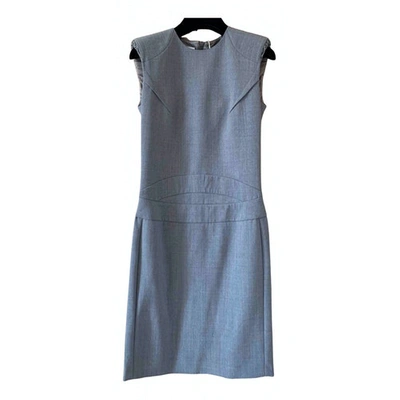 Pre-owned Emilio Pucci Wool Dress In Grey