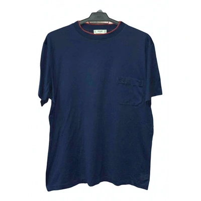 Pre-owned Celine T-shirt In Navy