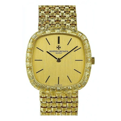 Pre-owned Vacheron Constantin Yellow Gold Watch
