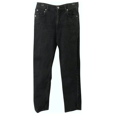 Pre-owned Balenciaga Grey Denim - Jeans Trousers