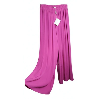 Pre-owned Cruciani Large Pants In Purple