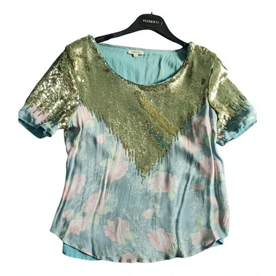 Pre-owned Manoush Silver Viscose Top