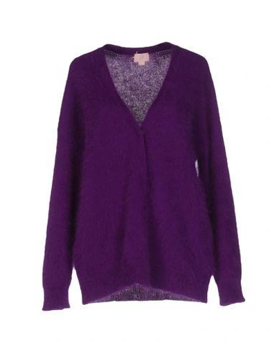 Giamba Cardigan In Purple