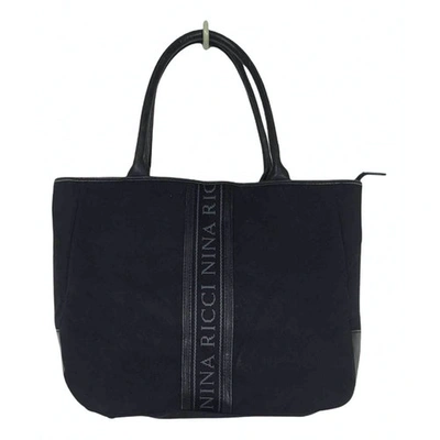 Pre-owned Nina Ricci Cloth Handbag In Black