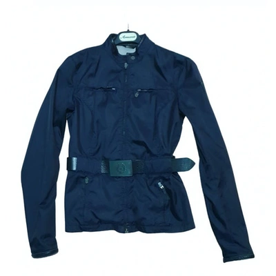 Pre-owned Belstaff Trench Coat In Blue