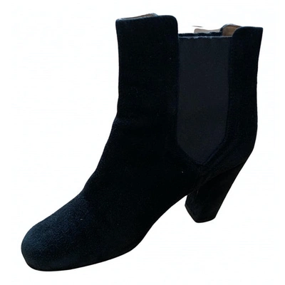 Pre-owned Iro Ankle Boots In Black