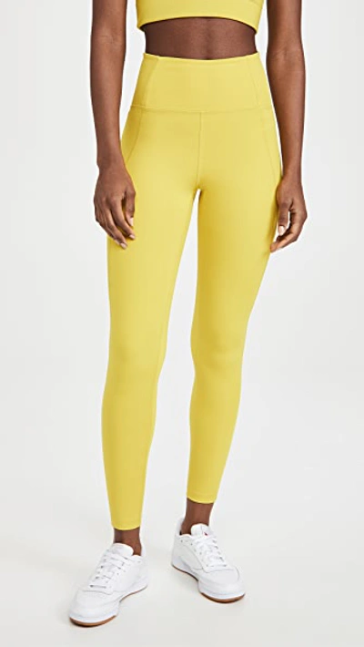 Girlfriend Collective Lemon Compressive High-rise Legging In Multicolor