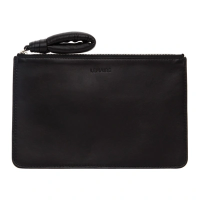 Lemaire Black A5 Pouch In 999  Black