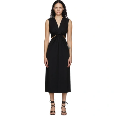 Marina Moscone Black Twist Dress