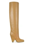 Balmain Rea Boots In Beige