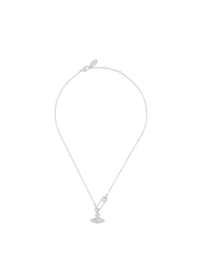 Vivienne Westwood Lucrece Pendant Necklace In Silver