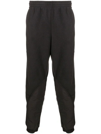Adidas Originals Logo Print High-waisted Trousers In Black