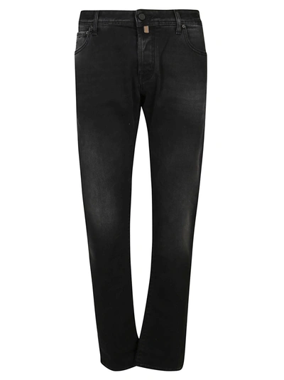 Jacob Cohen Style 688 Cotton Jeans In Black In Blue