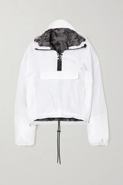Aarmy Smash Hooded Shell Jacket In White