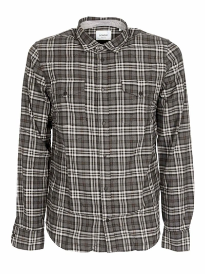 Dondup Western Basic Shirt In Gray In Grey